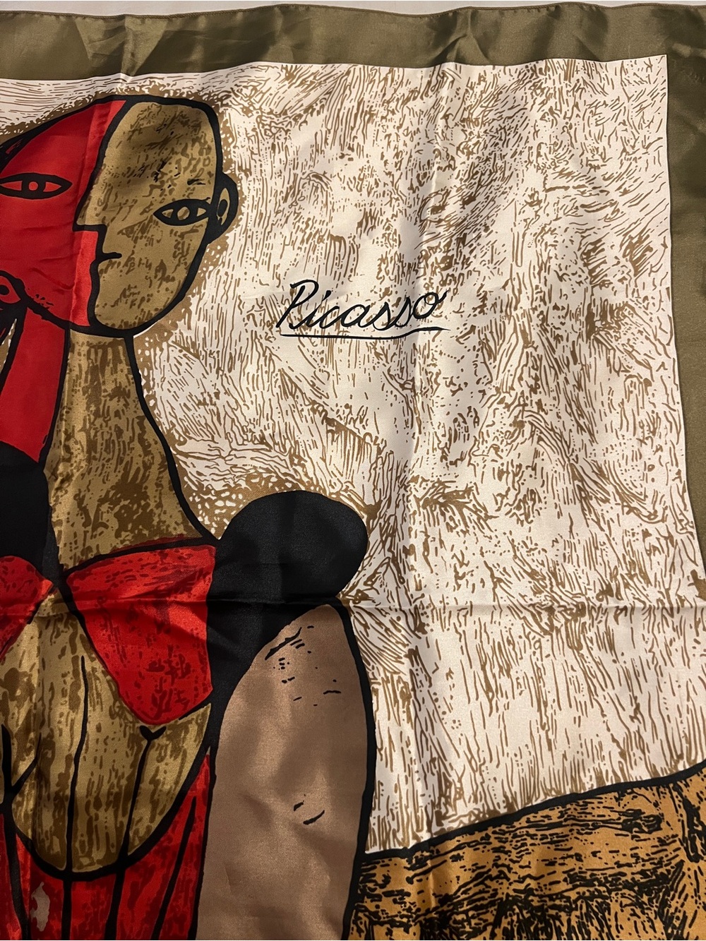 Vintage Picasso scarf 34” square